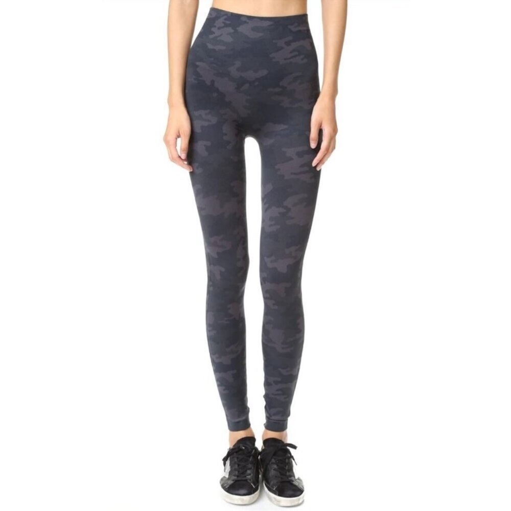 SPANX Camouflage Leggings - Dark Gray